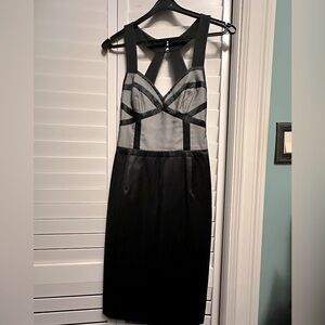 Sexy Black and Gray Dress